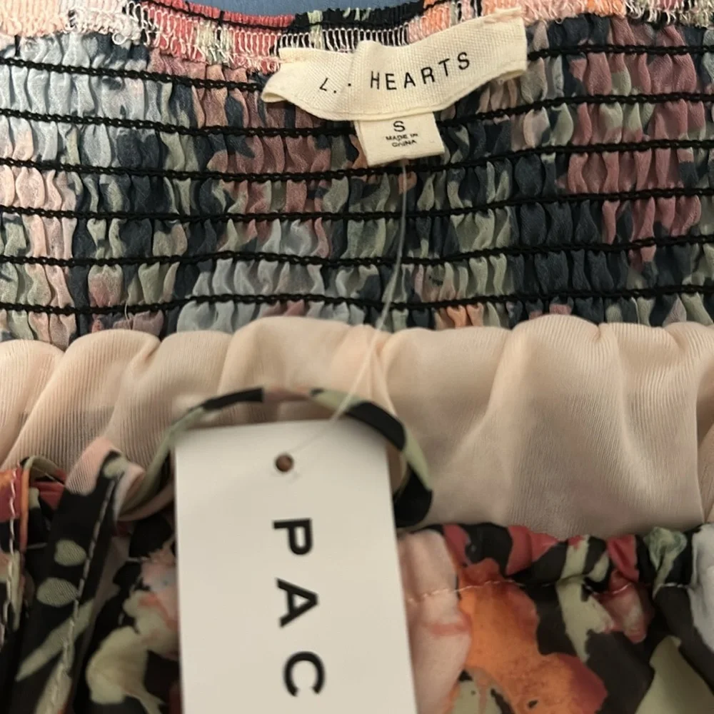 PacSun LA Hearts Strapless Chiffon Babydoll Tube Top - Picture 8 of 9